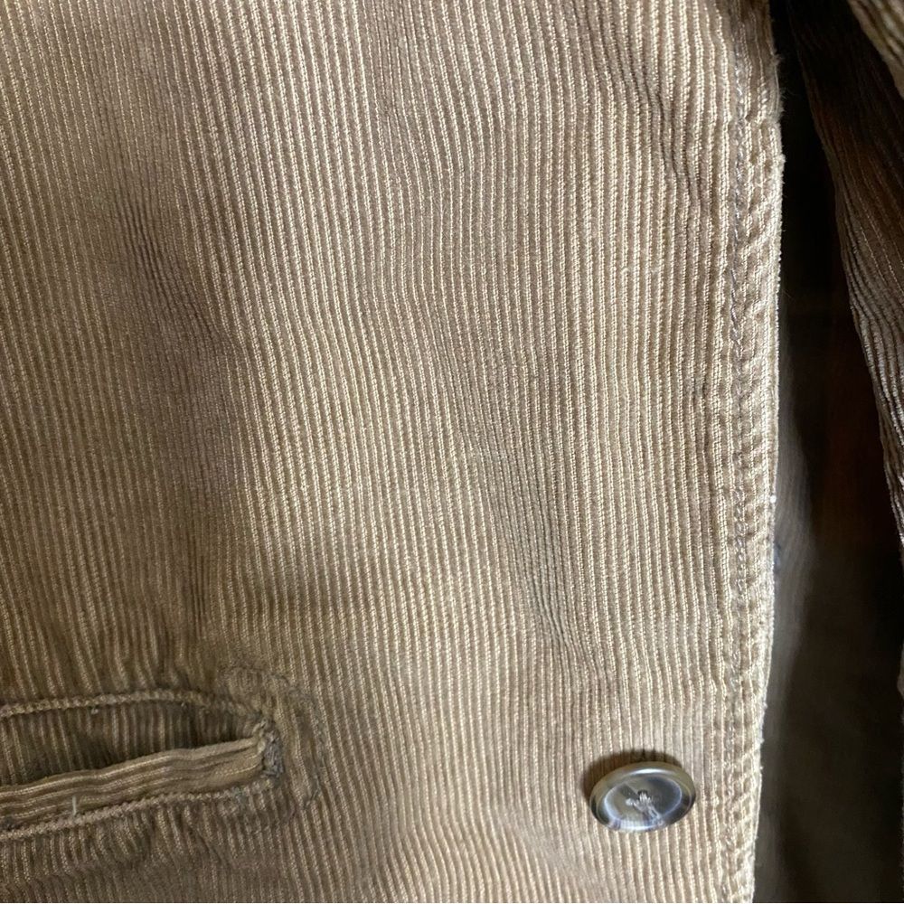 Vintage Tailoring by Hollister Company trendy Brown Corduroy Blazer Sport Coat - Picture 5 of 8
